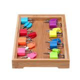 Montessori,Locks,Bamboo,Practical,Material,Educational,Children,Preschool,Learning,Materials