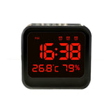 Loskii,Digital,Accuracy,Thermometer,Hygrometer,Alarm,Clock,Screen,Display