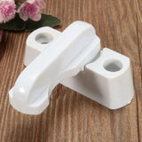 Plastic,White,Crescent,Window,Casement,Lever,Handle,Latch,Fastener