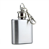 Pocket,Stainless,Steel,Bottle,Whiskey,Liquor,Flask,Screw,Keychain,Flagon