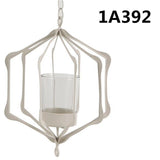 Glass,Hanging,Glass,Lantern,Light,Candle,Holder,Garden,Decorations