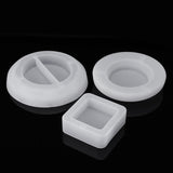 Silicone,Round,Square,Ashtray,Epoxy,Resin,Making,Mould,Handmade,Craft