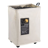 Single,Cloth,Wheels,Hamper,Oxford,Cloth,Storage,Aluminum,Frame,Storage,Baskets