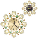 European,Retro,Flower,Diamond,Clock,Creative,Clock,Living,Decorative,Clock