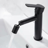 Stainless,Steel,Black,Bathroom,Basin,Faucet,Mixer,Vanity,Water,Universal,Spout,Rotated