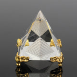 Small,Egypt,Egyptian,Crystal,Clear,Pyramid,REIKI,Healing,Prizms,Decorations