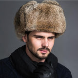 Rabbit,Trapper,Windproof,Earmuffs,Foldable,Russian,Trooper