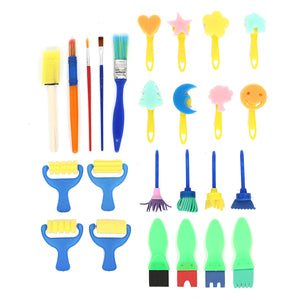 25Pcs,Painting,Sponge,Roller,Brush,Graffiti,Paint,Drawing,Tools