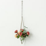 Triangle,Hanging,Wrought,Pineapple,Flower,Stand,Metal,Hollow,Soilless,Flower,Simple,Flower,Stand