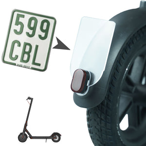 BIKIGHT,Shockproof,Safety,Warning,License,Plate,Electric,Scooter,License,Plate,Fender,License,Accessories