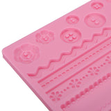 Pastry,Fondant,Decorating,Silicone,Flower,Bowknot,Mould,Embossing