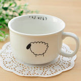 Small,Raindrops,Sheep,Beard,Ceramic,Coffee