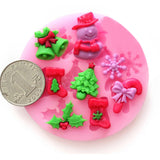 F0537,Silicone,Christmas,Fondant,Chocolate