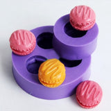 F0350,Fondant,Macarons,Silicone,Mould,Chocolate