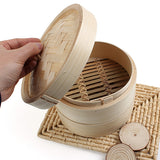 Bamboo,Steamer,Basket,Pasta,Kitchen,Steaming,Tools