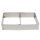 Stainless,Steel,Rectangle,Mousse,Retractable,Ovenware