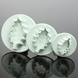 Christmas,Holly,Cookie,Cutter,Sugarcraft,Decorating