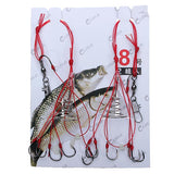 ZANLURE,6Hooks,Carbon,Steel,Fishing,Hooks,Explosion,Hooks