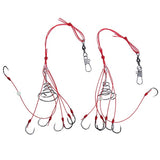 ZANLURE,6Hooks,Carbon,Steel,Fishing,Hooks,Explosion,Hooks