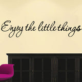 Enjoy,Little,Thing,Removable,Vinyl,Quote,Sticker,Mural