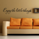 Enjoy,Little,Thing,Removable,Vinyl,Quote,Sticker,Mural