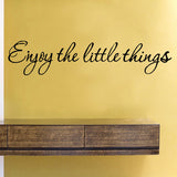 Enjoy,Little,Thing,Removable,Vinyl,Quote,Sticker,Mural