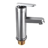 Chrome,Brass,Waterfall,Single,Handle,Bathroom,Basin,Mixer