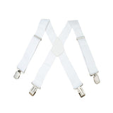 Terylene,Clips,Stretch,Elastic,Black,White,Suspenders