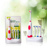 Waterproof,Rotation,Ultrasonic,Electric,Toothbrush,Replacement,Brush