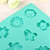 Flower,Silicone,Holes,Fondant,Mould