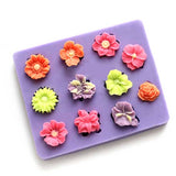 Flower,Silicone,Holes,Fondant,Mould