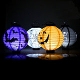 Halloween,Pumpkin,Paper,Lantern,Decoration,Supplies,Spider,Skull