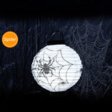 Halloween,Pumpkin,Paper,Lantern,Decoration,Supplies,Spider,Skull