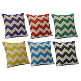 Waves,Pattern,Linen,Pillowcases,Decorate,Cushions