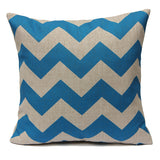 Waves,Pattern,Linen,Pillowcases,Decorate,Cushions