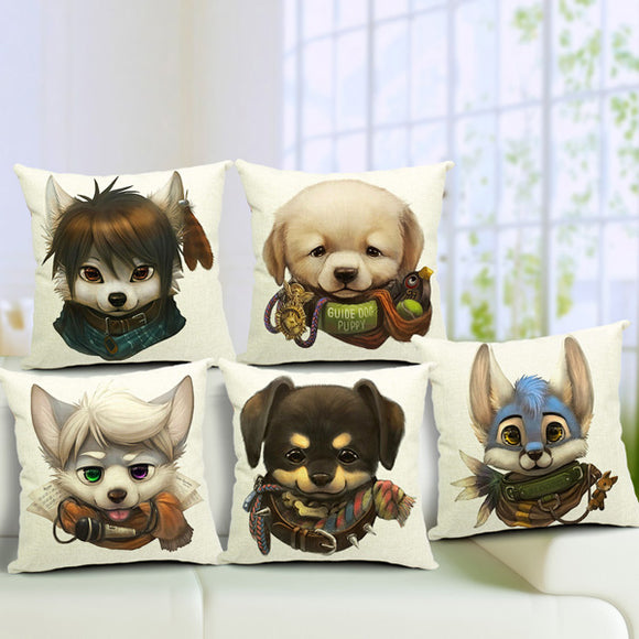 Cartoon,Pillow,Offcie,Cushion,Cover