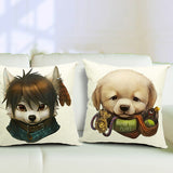 Cartoon,Pillow,Offcie,Cushion,Cover