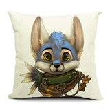 Cartoon,Pillow,Offcie,Cushion,Cover