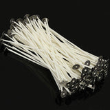 100pcs,Candle,Cotton,Wicks,Metal,Sustainers