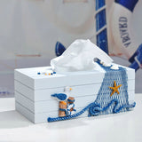 Mediterranean,Style,White,Tissue,Boxes,Paper,Napkin