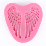 Angel,Wings,Silicone,Fondant,Chocolate,Polymer,Mould