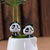 Miniature,Panda,Ornaments,Potted,Plant,Garden,Decor