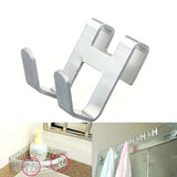 Thicken,Space,Aluminum,Hanger,Towel,Shape,Silver