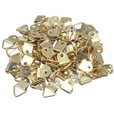 100pcs,Golden,Metal,Photo,Picture,Frame,Hanger,Triangle