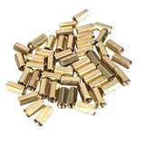 50pcs,Double,Hollow,Copper,Ferrule,Cylinder,Piller