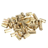 50pcs,Double,Hollow,Copper,Ferrule,Cylinder,Piller