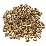 Suleve,M3BN1,M3*4mm,Brass,Knurl,Accessories,100pcs