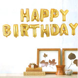 Golden,Alphabet,Balloons,Letters,Happy,Birthday,Party,Decor