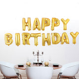 Golden,Alphabet,Balloons,Letters,Happy,Birthday,Party,Decor