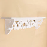 White,Wooded,Pierced,Shelves,Storage,Holder,Design,Shelf